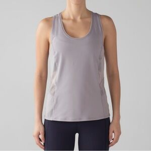 Lululemon Embodiment Tank Dark Chrome Mesh Racerback